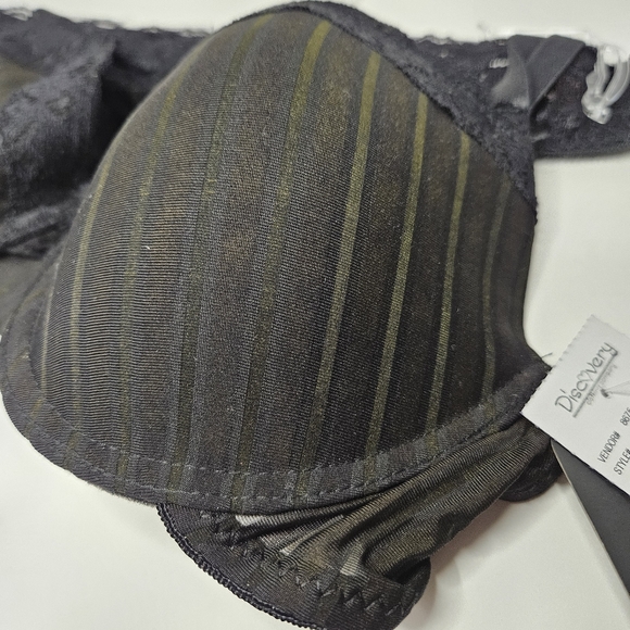 Rampage Intimates 2 Piece Set Black 34C/M Panty Thong Bra Lingerie NEW - Picture 11 of 17